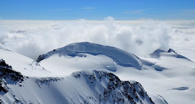 Widok z Dufourspitze